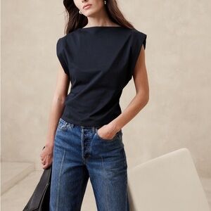 Banana Republic Sharp-Shoulder Tee